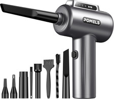 Compressed Air Duster, New Ultra-Powerful Electric Air Duster with LED Light, 3-