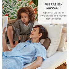 Homedics SP-105h 3D Shiatsu/Vibration Heated Neck/Back Massager Pillow Portable