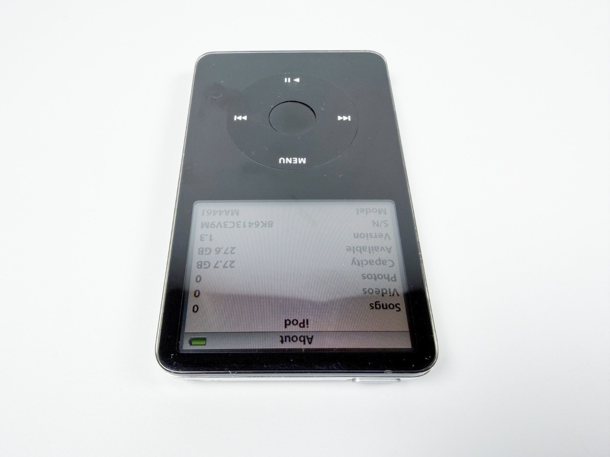 iPod 30GB BLACK（MA446J/A） Apple iPod Classic 5.5th Generation 30GB MA446J MA446LL Black