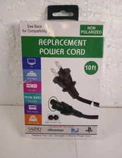 Universal 10 Ft Replacement Power Cord