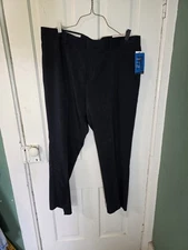 New! Perry Ellis Mens 40x30 Portfolio Dark Blue Dress Pants With Tags