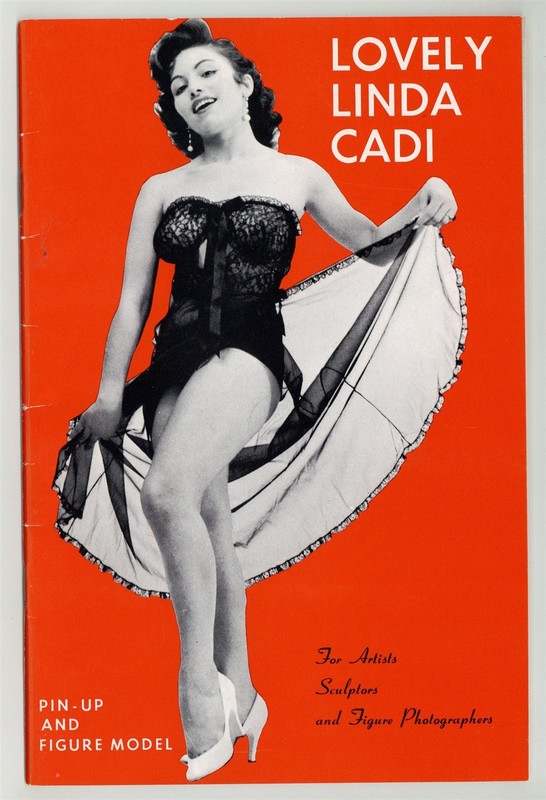 Lovely Linda Cadi 1950 Female Art Photography 36pg Vintage Pinup Magazine M39729