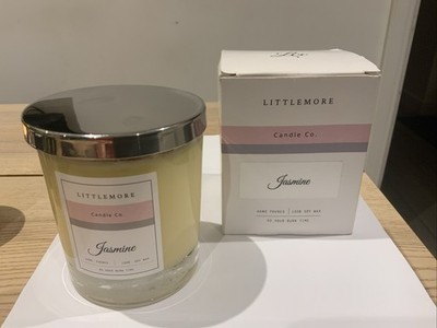 Littlemore Candle Co JASMINE 100% Sojawachskerze 220g - UVP: 25£ - Imperfect Box