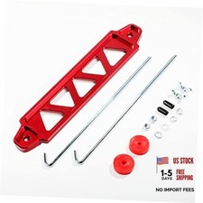 Battery Hold Down Bracket Holder, Car Battery Holder Kit with 10in J Red