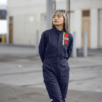 JDM Genuine Japan Eneos Oil Staff Mechanic Coveralls Tsunagi