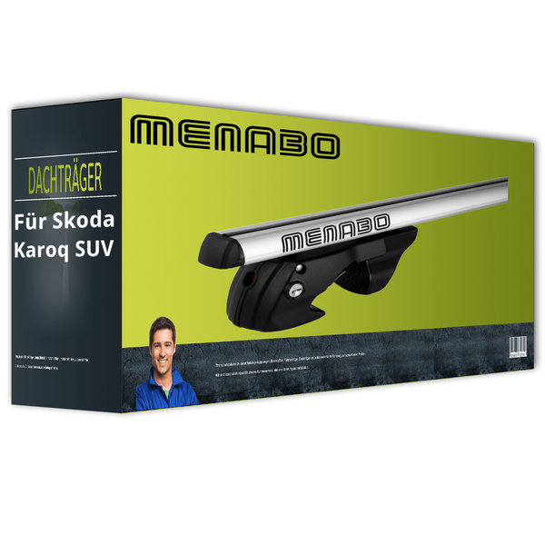 Menabo Sherman - DachträGer - Aluminium - FüR Skoda Karoq SUV Typ NU7 Komplett-image