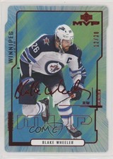 2020 MVP 20th Anniversary Colors & Contours Green 12/20 Blake Wheeler #39 06d9
