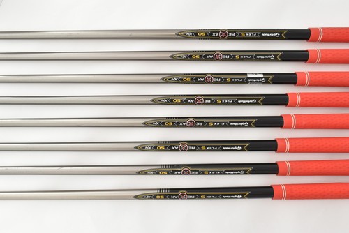 8Pcs TaylorMade r7 XR Iron Set 5-6-7-8-9-PW-AW-SW REAX 50 Stiff RH Golf Clubs - Picture 9 of 16