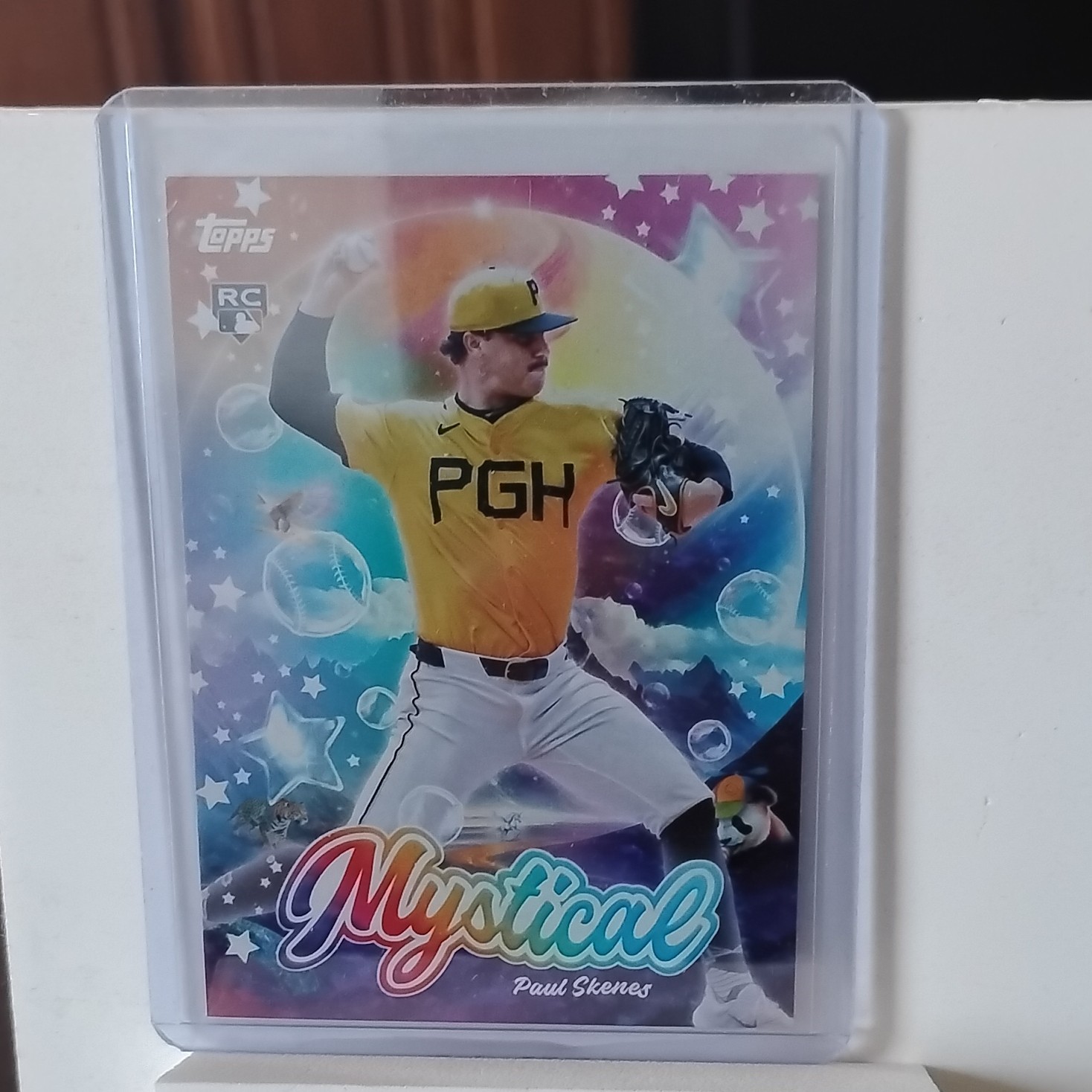 Topps 2024 Update Series Paul Skenes Rookie Mystical Insert #MYS-27 Pirates