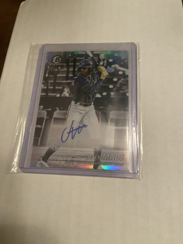 2025 Bowman Draft - Achromatic Autographs Jesus Made #AA-JM (AU, RC) /250