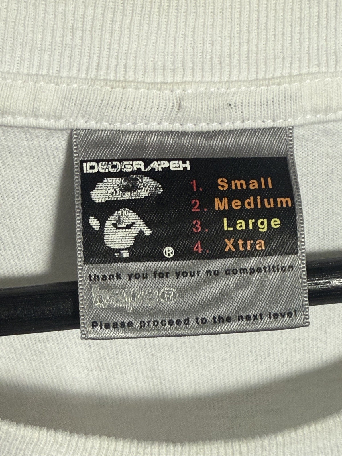 BAPE × N.E.R.D collaboration T-shirt White NERD A Bathing Ape Size L image 3