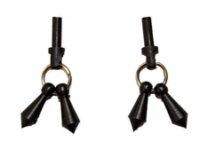 AJ Tack Black Jingle Bobs