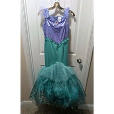 Disney Authentic Ariel Kids Costume The Little Mermaid Halloween Girls M 8-10