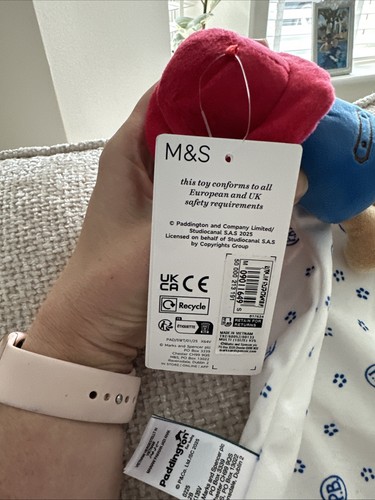 M&S Paddington For Baby Comforter Plush Soft Toy Bear - New With Tags - Picture 6 of 11