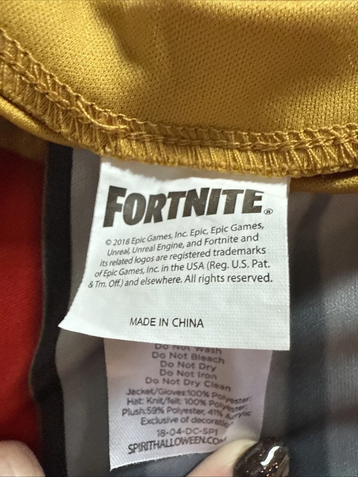 Disfraz Cascanueces Fortnite Crackshot Niños Talla XL 14-16 Halloween Foto 4 de 4