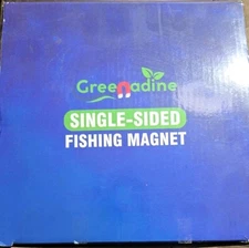 Greenadine 575 lb Single-Sided Fishing Magnet Kit – Rope & Gloves Included – US