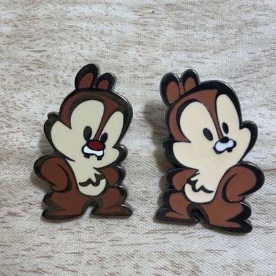 Disney 2016 Chip and Dale Cute Cuties Style Pin Lot of 2