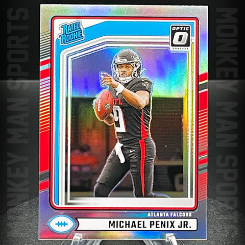 2024 Michael Penix Jr NFL Donruss 308 Holo RC