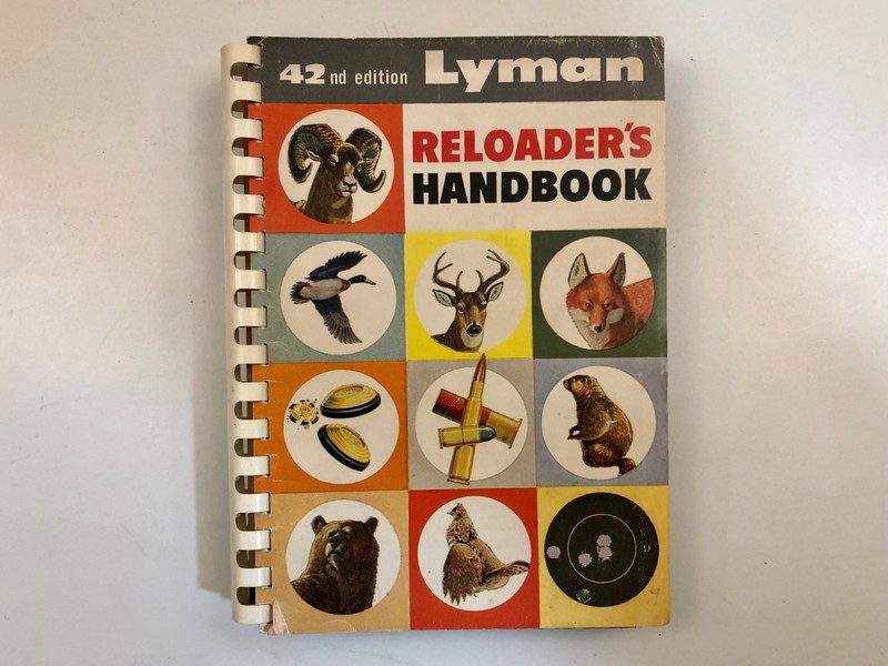 LYMAN RELOADERS HANDBOOK Reloading Ammunition No 42 1960