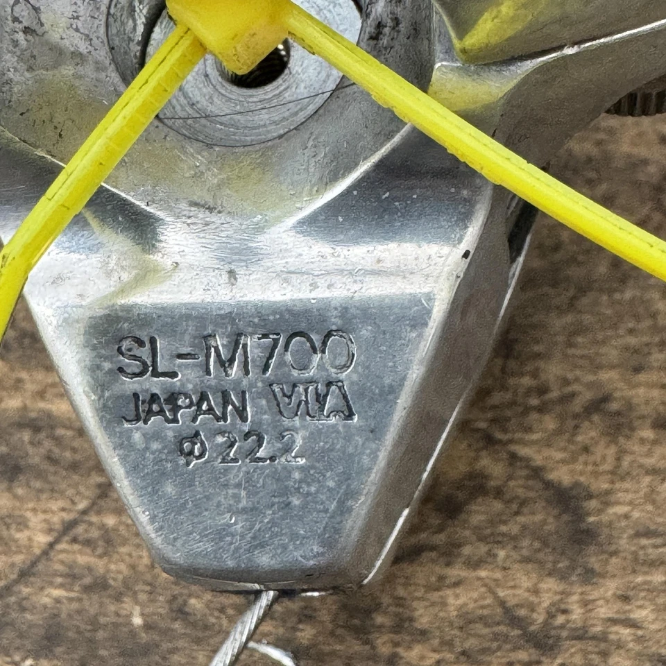 Vintage Shimano SL-M700 Thumb Shifters Pair MTB Deer Head Deore XT Japan 80s - Image 4 of 4