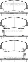 Triscan Bremsbelagsatz, Scheibenbremse 8110 50965 FüR Mazda