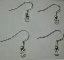 10 srebrnych haczyków do kolczyków