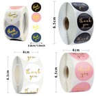 Thank You Stickers Self Adhesive Labels for Business Packaging Envelopes 38mm