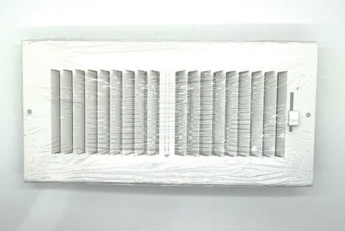 Registro de aire de pared lateral/techo HVAC 10x4 *Hart & Cooley 682 acero bidireccional blanco - Imagen 5 de 5