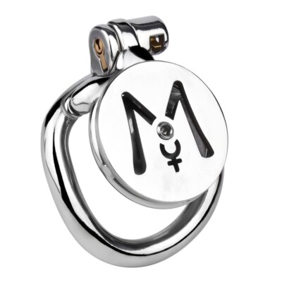 Stainless Steel Male Chastity Device Inverted Cage Men Super Small Lock Belt 643