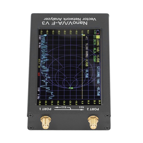 Analizador de red vectorial de 1 MHz a 6 GHz 4,3 pulgadas pantalla táctil HF VHF UHF análisis de antena - Imagen 23 de 24