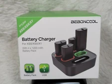 4 Rechargeable Batteries and Charger for XSS/XSX/X1 1200mAh-Rechargeable Battery