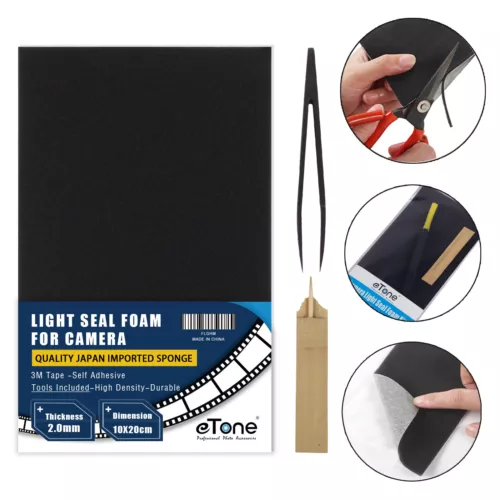 1pcs Self Adhesive Film Camera Back Repair Light Proof Seal Foam Sponge Sheet