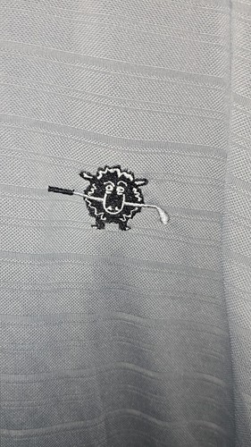 Under Armour Mens Shirt Size Medium Black Sheep Gold Club Long Sleeve Stripe - Picture 3 of 8