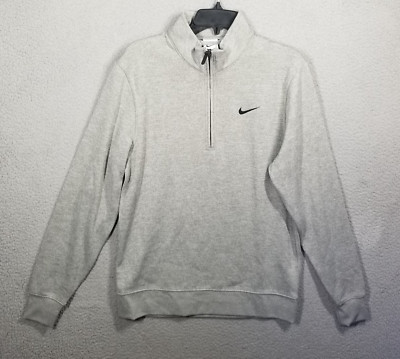 Nike Dri-FIT Player Men's Half-Zip Golf Top Pullover Gray Small DH0986-003 $105