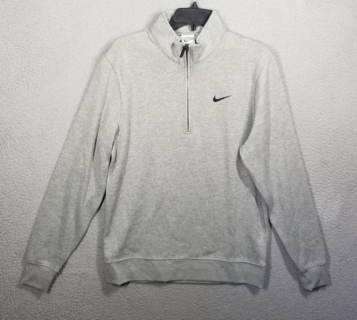 Nike Dri-FIT Player Men's Half-Zip Golf Top Pullover Gray Small DH0986-003 $105