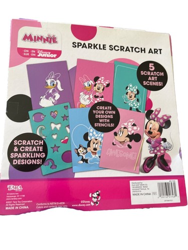 Disney Princess Sparkle Scratch Art: with Scratch Tool New - Picture 2 of 2
