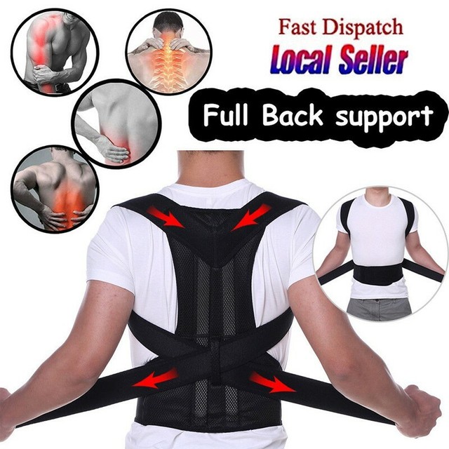 Medical Scoliosis Posture Corrector Spine Back Support Shoulder Brace