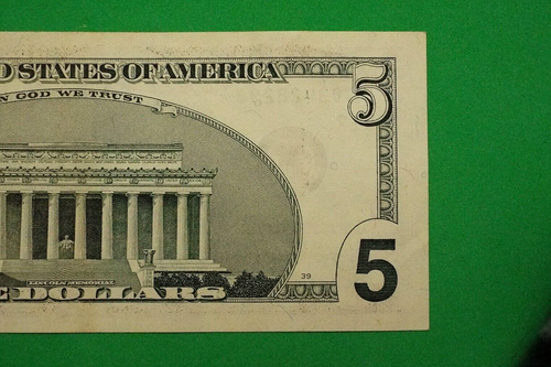 2001 $5 FRN Star Note CU Cond. - CL03428298✫ - San Francisco, CA. - Picture 6 of 6