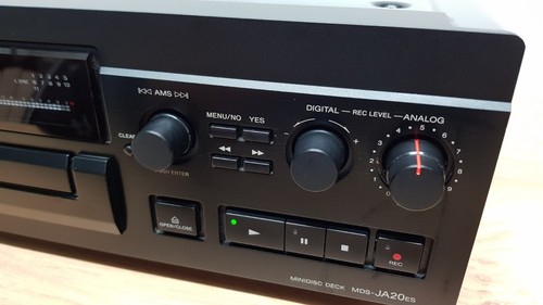 Sony MDS-JA20ES Black High-End Minidisc Deck + Remote *Rare - Works Great!* - Bild 7 von 24