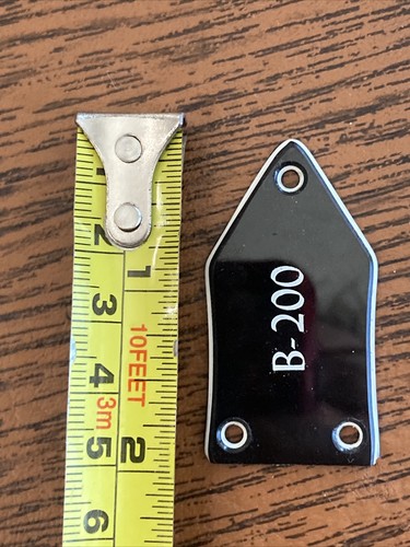 Genuine Washburn B-200 Guitar Truss Rod Cover Free Shipping - Picture 4 of 4