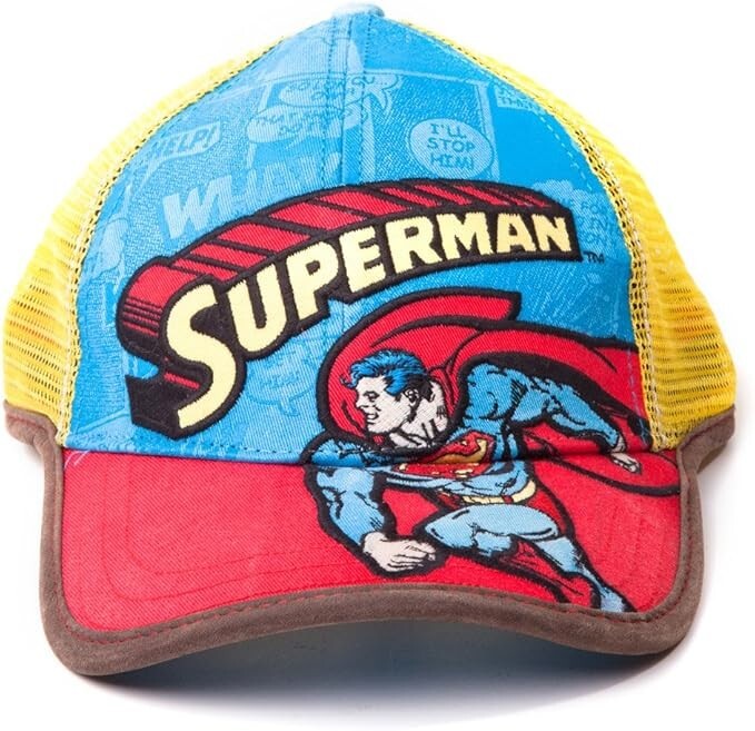 Superman Trucker Cap Baseball Cap - Discount/ small faults on the cap
