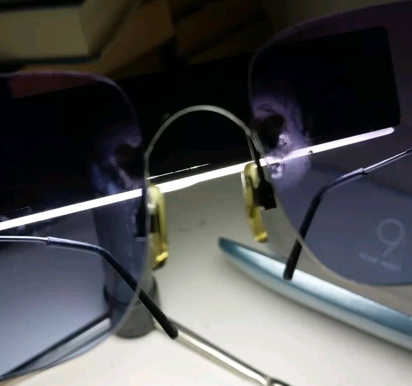 NINE WEST Rimless Rectangular Gradient Sunglasses… - image 14