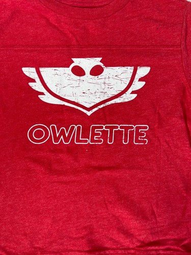 PJ MASKS - OWLETTE - HERO TEE - RED for !!!! 4 , 5 , 6 YEARS !!!! NEW - Picture 5 of 28