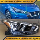 Headlight Assembly for 2020 2024 Nissan Versa S SV Passenger Right Side Halogen