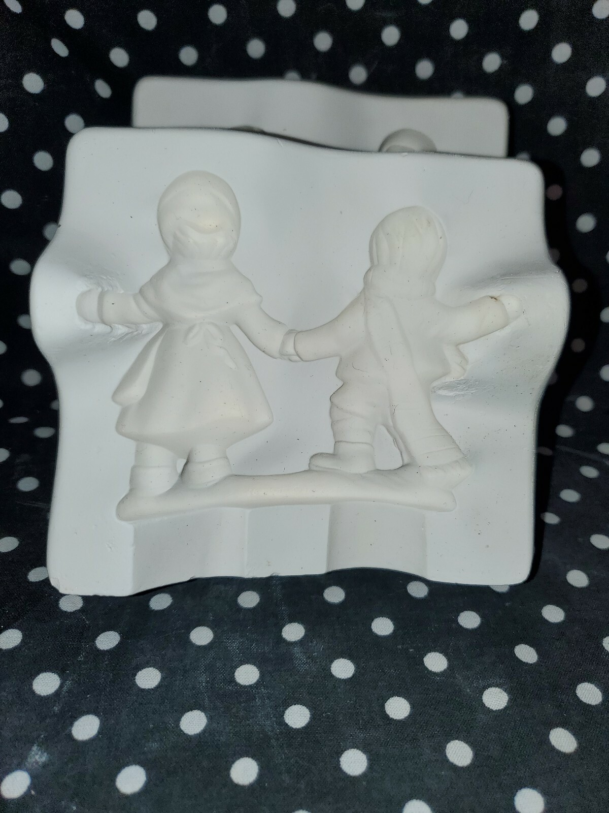 Provincial Mold P461 Girl and Boy Figurine Slip Casting Ceramic Molds