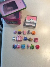 Lot of Shopkins w/ Collector Tin Storage