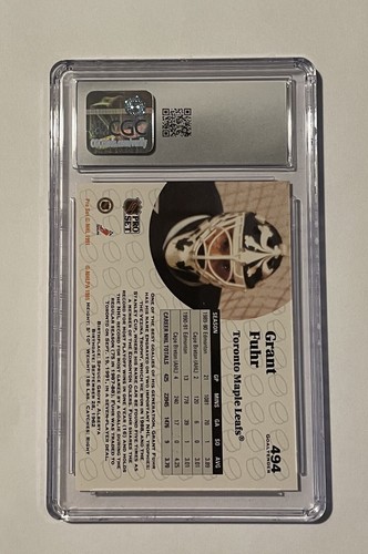 1991 - 92 Grant Fuhr Rookie Card Pro Set #494 CGC Graded 10 GEM MINT RARE - Picture 2 of 2