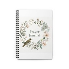 Christian Prayer Journal Spiral Notebook - Ruled Line