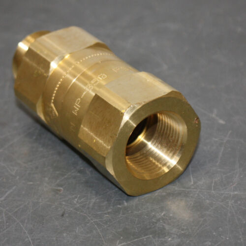Dixon Safety Check Valve SCVH8, 1" NPT, Brass, 280-320 SCFM Air, 350 PSI - Picture 6 of 6