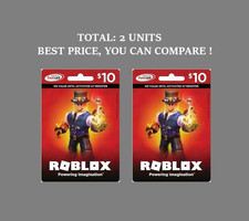Roblox 10 Game Card Red For Sale Online Ebay - 
